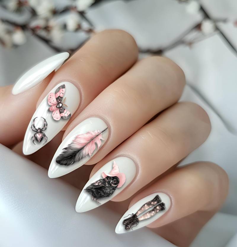 Nagelsticker Gothic Nägel, Stickers Nailart, Nagel Wasserschiebefolie Nagelsticker Gothic Nägel, Stickers Nailart, Nagel Wasserschiebefolie von Etsy - TheArtofNaildesign