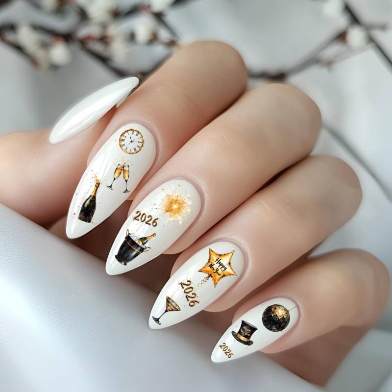 Nagelsticker Neujahr Wasserschiebe Stickers Abziehbild Für Nägel Nailart Nageldesign Silvester Schwarz Gold 2026 Nagelsticker Neujahr Wasserschiebe Stickers Abziehbild Für Nägel Nailart Nageldesign Silvester Schwarz Gold 2026 von Etsy - TheArtofNaildesign