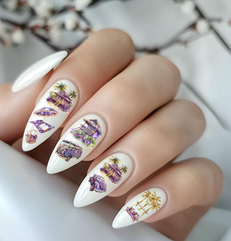 Nagelsticker Sommer Urlaub Nailart Wasserschiebefolie Sommerurlaub, Palme Strand, Meer Sonne Nagelsticker Sommer Urlaub Nailart Wasserschiebefolie Sommerurlaub, Palme Strand, Meer Sonne von Etsy - TheArtofNaildesign