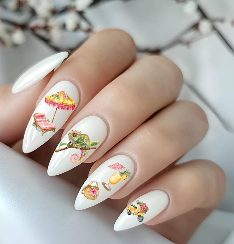 Nagelsticker Sommer Urlaub Nailart Wasserschiebefolie Sommerurlaub, Palme Strand, Meer Sonne Nagelsticker Sommer Urlaub Nailart Wasserschiebefolie Sommerurlaub, Palme Strand, Meer Sonne von Etsy - TheArtofNaildesign