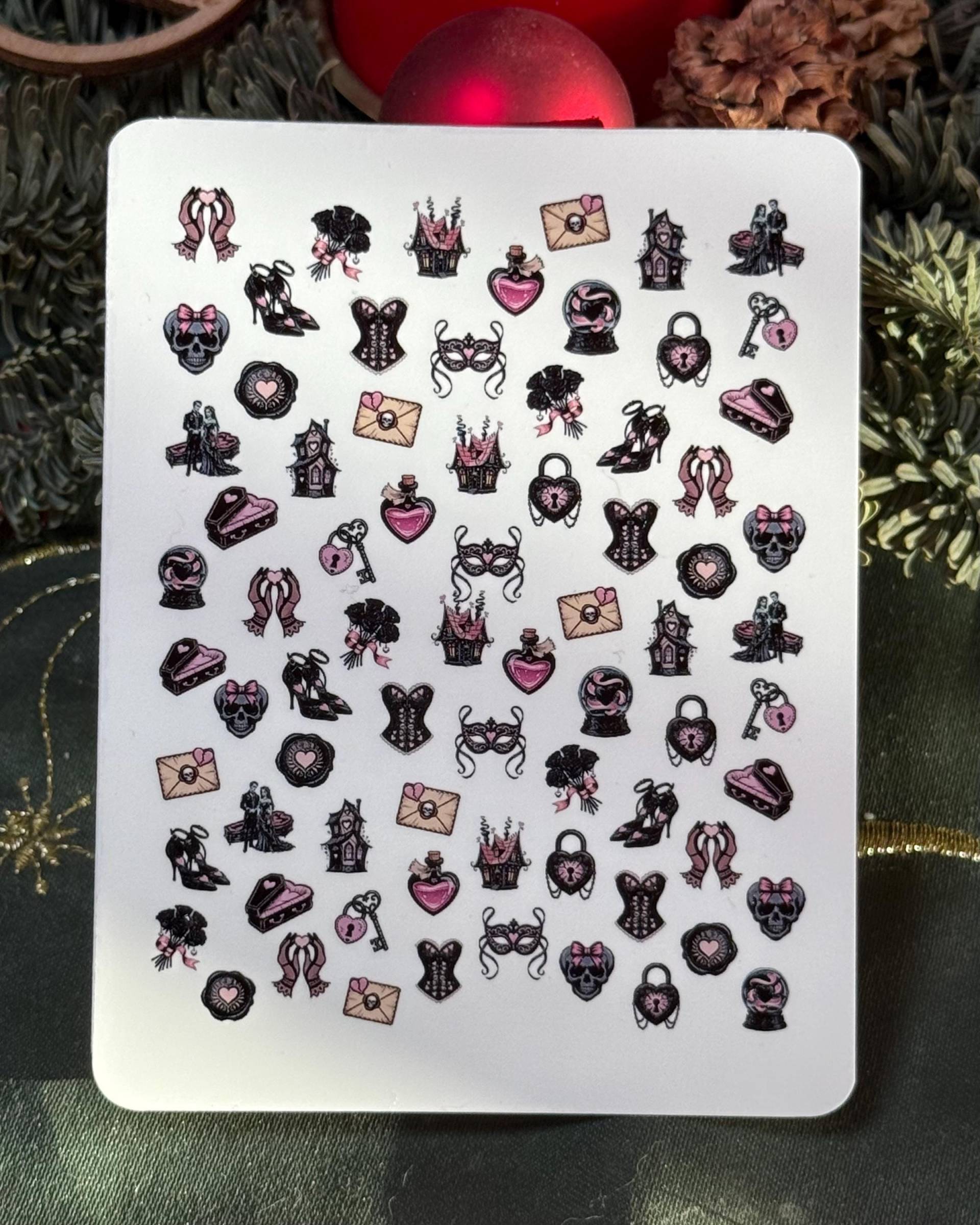 Nagelsticker Wasserschiebe Stickers Für Nägel, Nailart Gothic, Gruseliger Valentinstag, Gothic Valentinsgruß Nagelsticker Wasserschiebe Stickers Für Nägel, Nailart Gothic, Gruseliger Valentinstag, Gothic Valentinsgruß von Etsy - TheArtofNaildesign