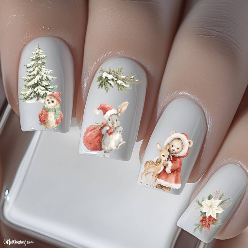 Nagelsticker Weihnachten Natur Winter Abziehbild Nägel Wasserschiebefolie Nailart Stickers Niedliche Weihnachtstiere Nagelsticker Weihnachten Natur Winter Abziehbild Nägel Wasserschiebefolie Nailart Stickers Niedliche Weihnachtstiere von Etsy - TheArtofNaildesign