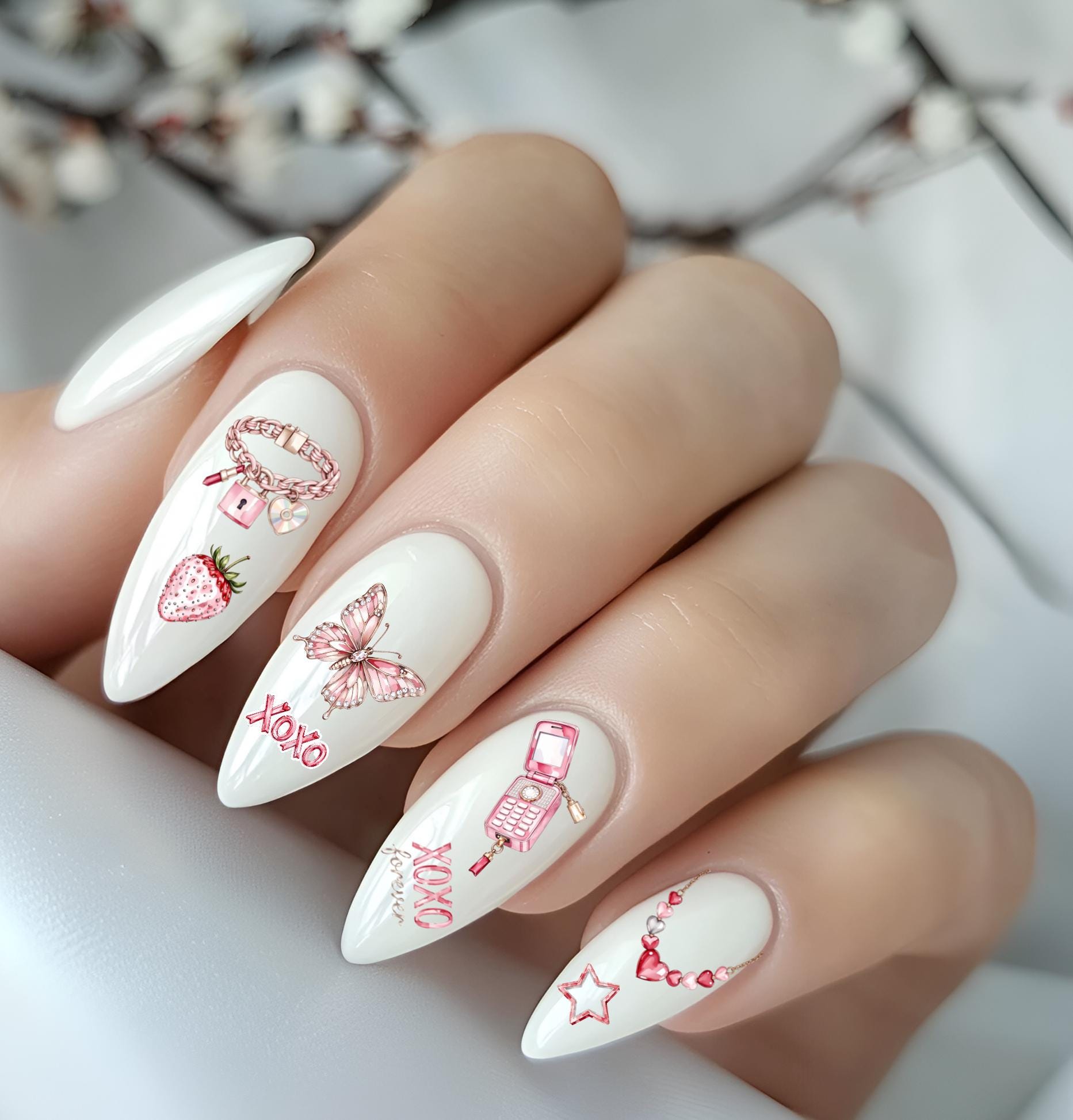 Nailart Nägel Valentinstag Wasserschiebefolie Liebe Romantik Zuneigung Candle-Light-Dinner Nailart Nägel Valentinstag Wasserschiebefolie Liebe Romantik Zuneigung Candle-Light-Dinner von Etsy - TheArtofNaildesign