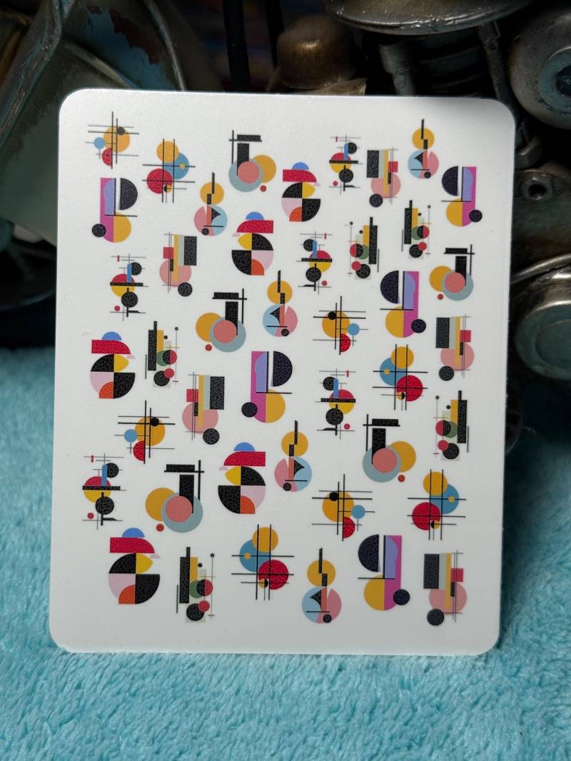 Retro Elemente Nailart Wasserschiebe Stickers Für Nägel, Nagelsticker Designelemete, Abstrakt von Etsy - TheArtofNaildesign