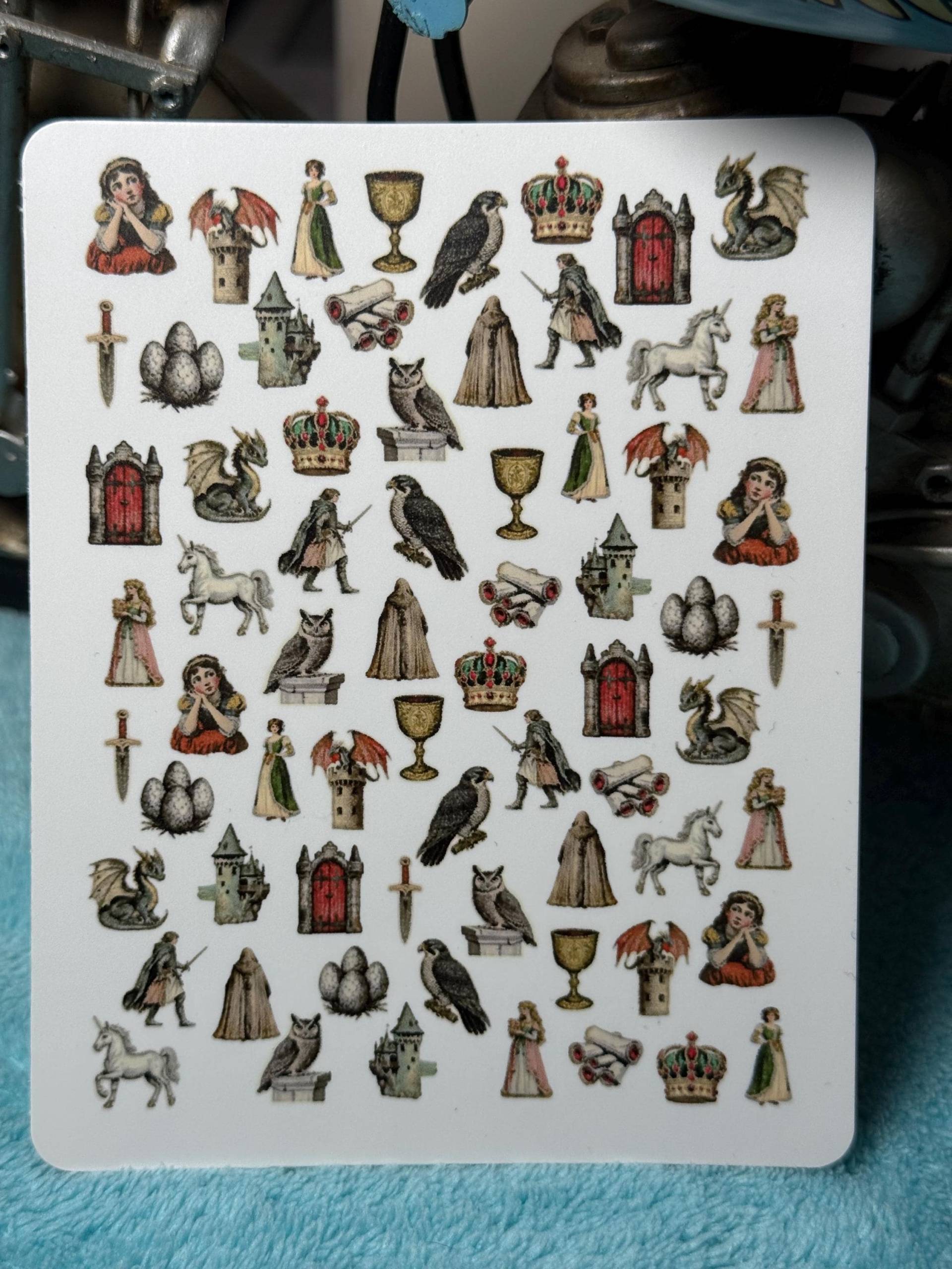 Wasser Nagelsticker Fantasy Mittelalter, Wasserschiebe Sticker Für Nägel, Nagel Stickers Drachen, Dracheneier, Märchenhaft Xl von Etsy - TheArtofNaildesign