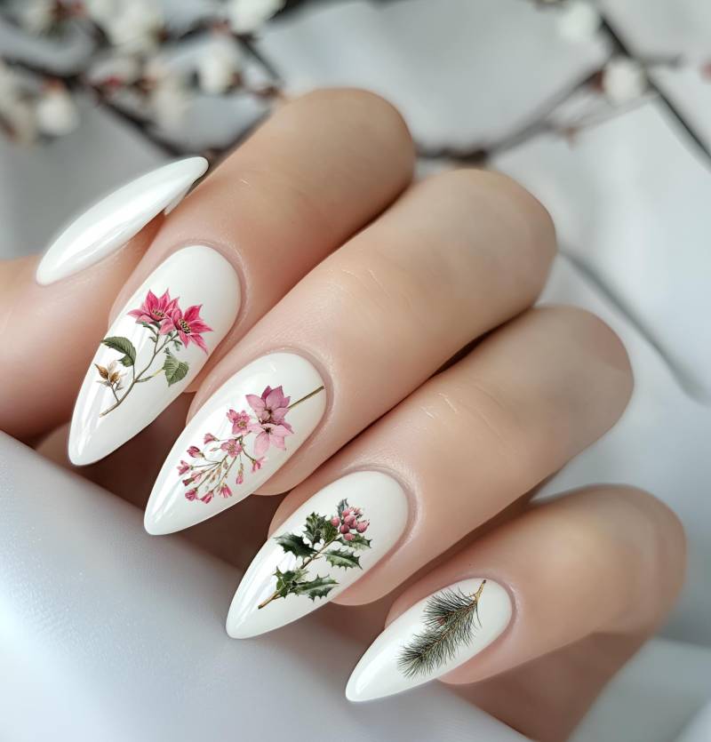 Wildblumen Nailart Nägel, Nagel Wasserschiebebilder Wiesenblumen, Waldblumen Nageldesign, Wildstauden von Etsy - TheArtofNaildesign