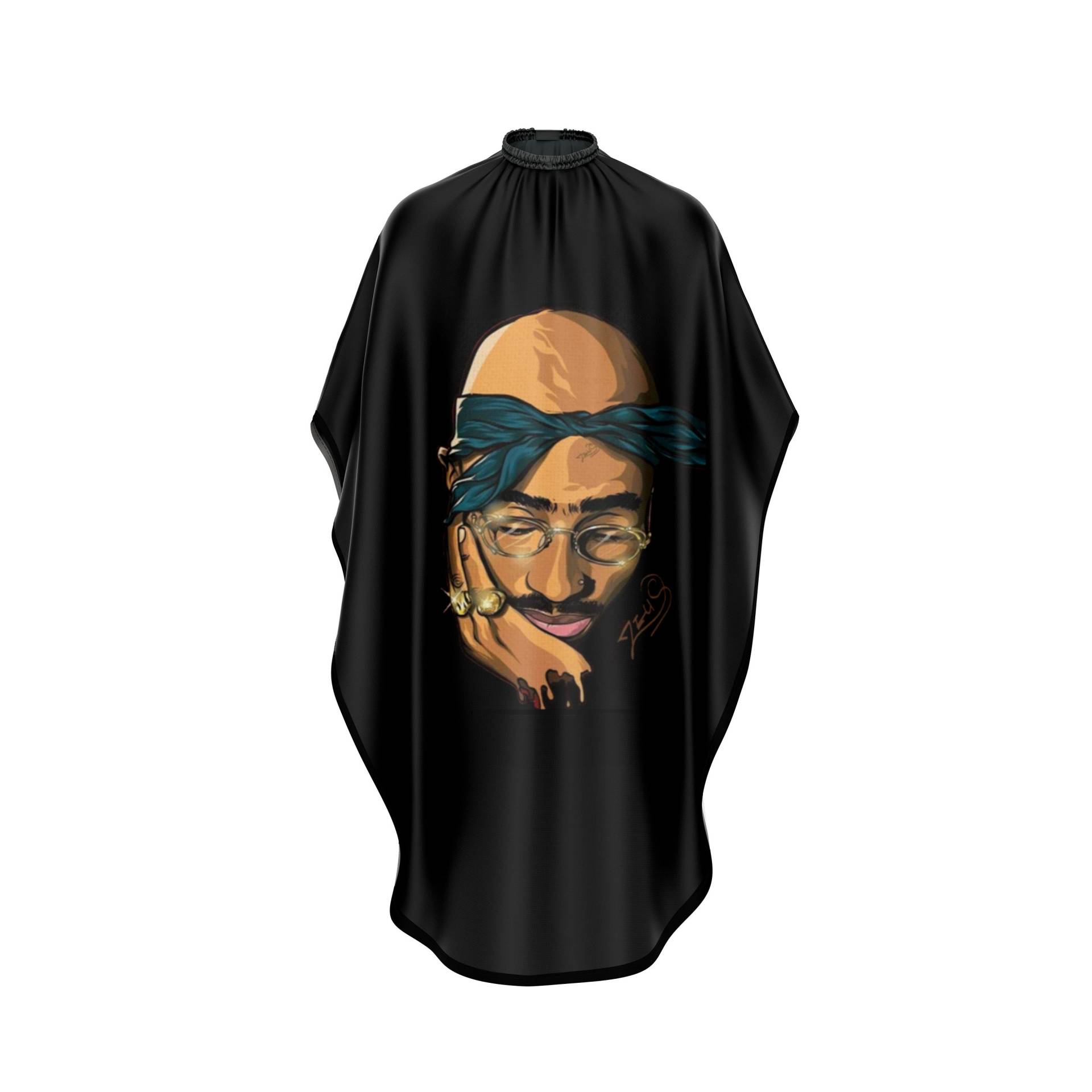 Raper 2Pac Friseurumhang Raper 2Pac Friseurumhang von Etsy - TheBarberCornerShop