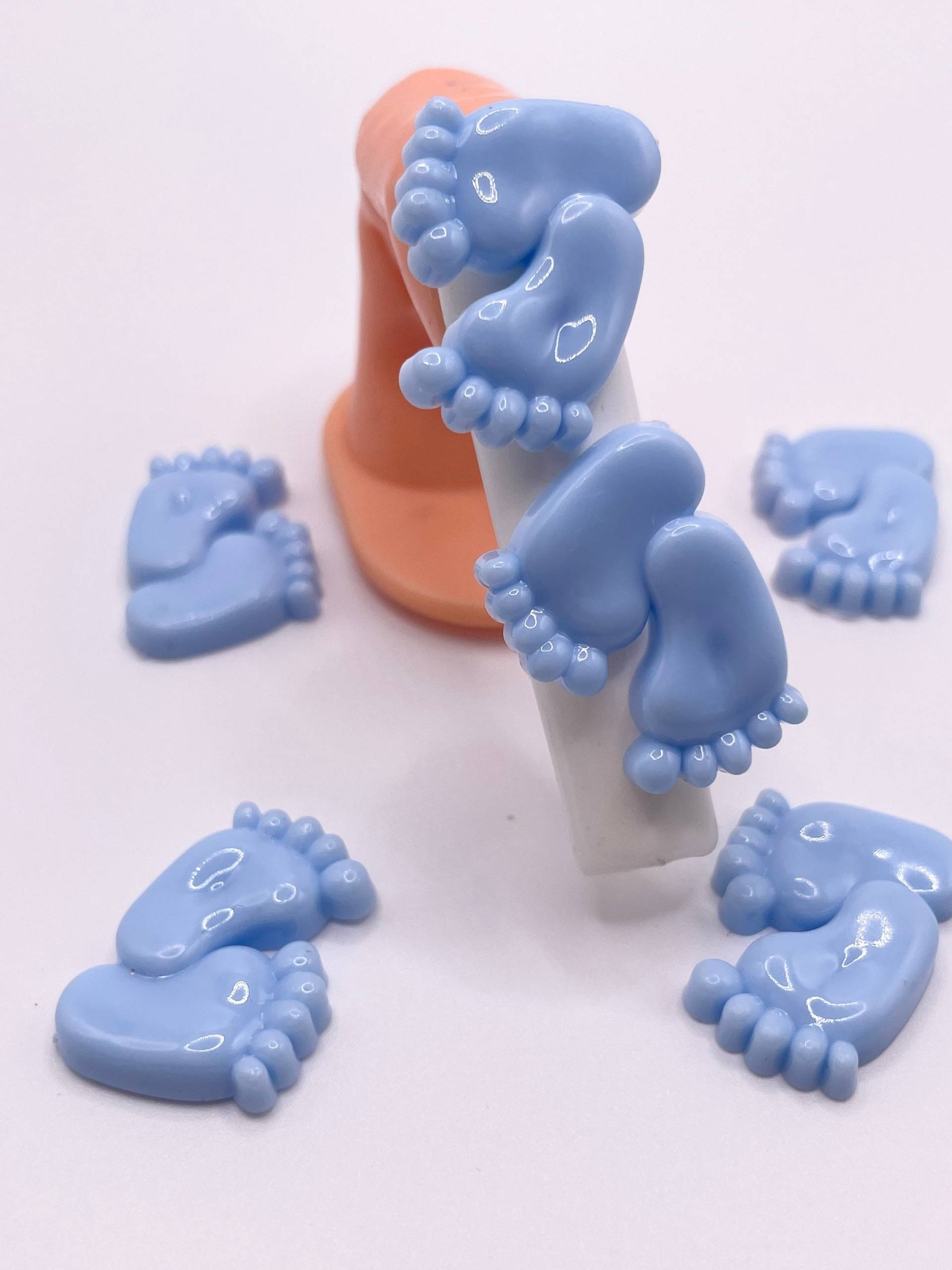 6 Stück Blaue Baby Füße Charms 6 Stück Blaue Baby Füße Charms von Etsy - TheBeautyBlok