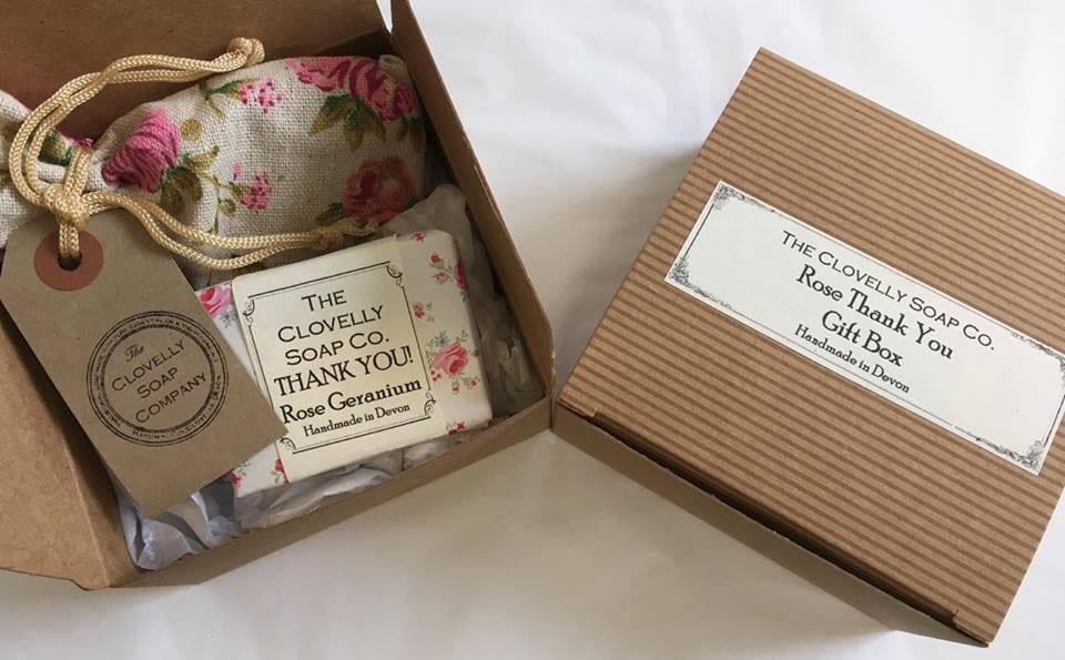 Danke Geschenkset Mit Natürlicher Veganer 50G Seife Und Passendem Schubladeneinsatz von Etsy - TheClovellySoapCo