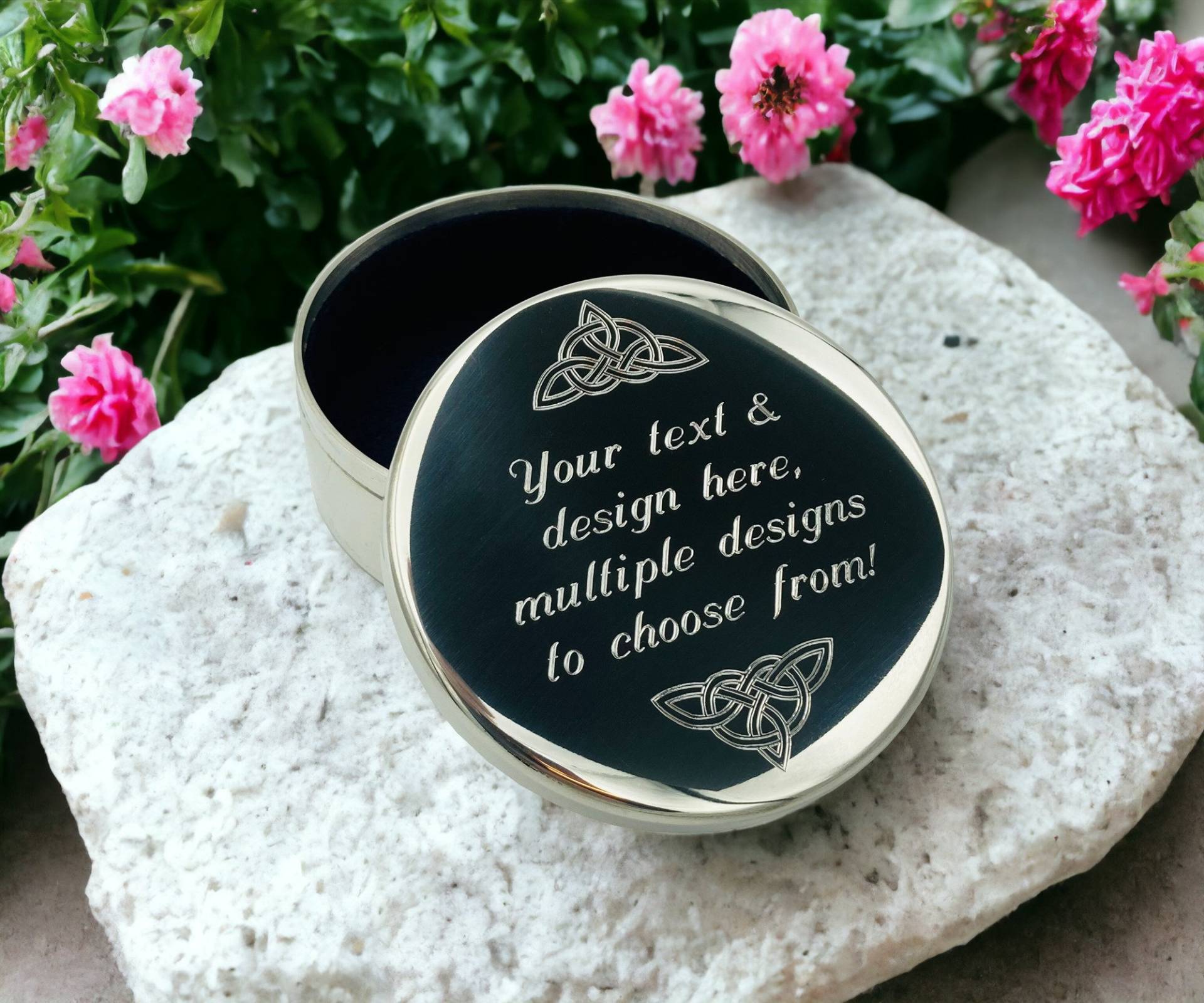 Kleines Schmuckkästchen Aus Zinn - Erinnerungsbox Geschenk Für Die Taufe Gratis Gravur von Etsy - TheCopperMint