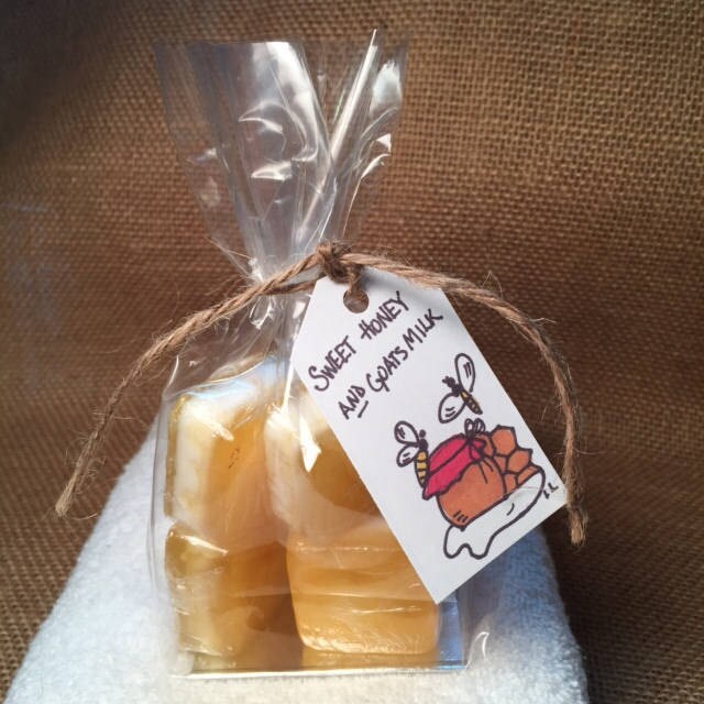Land Elch Sweet Honey & Ziegen Milch Mini Seifen von Etsy - TheCountryMooseShop