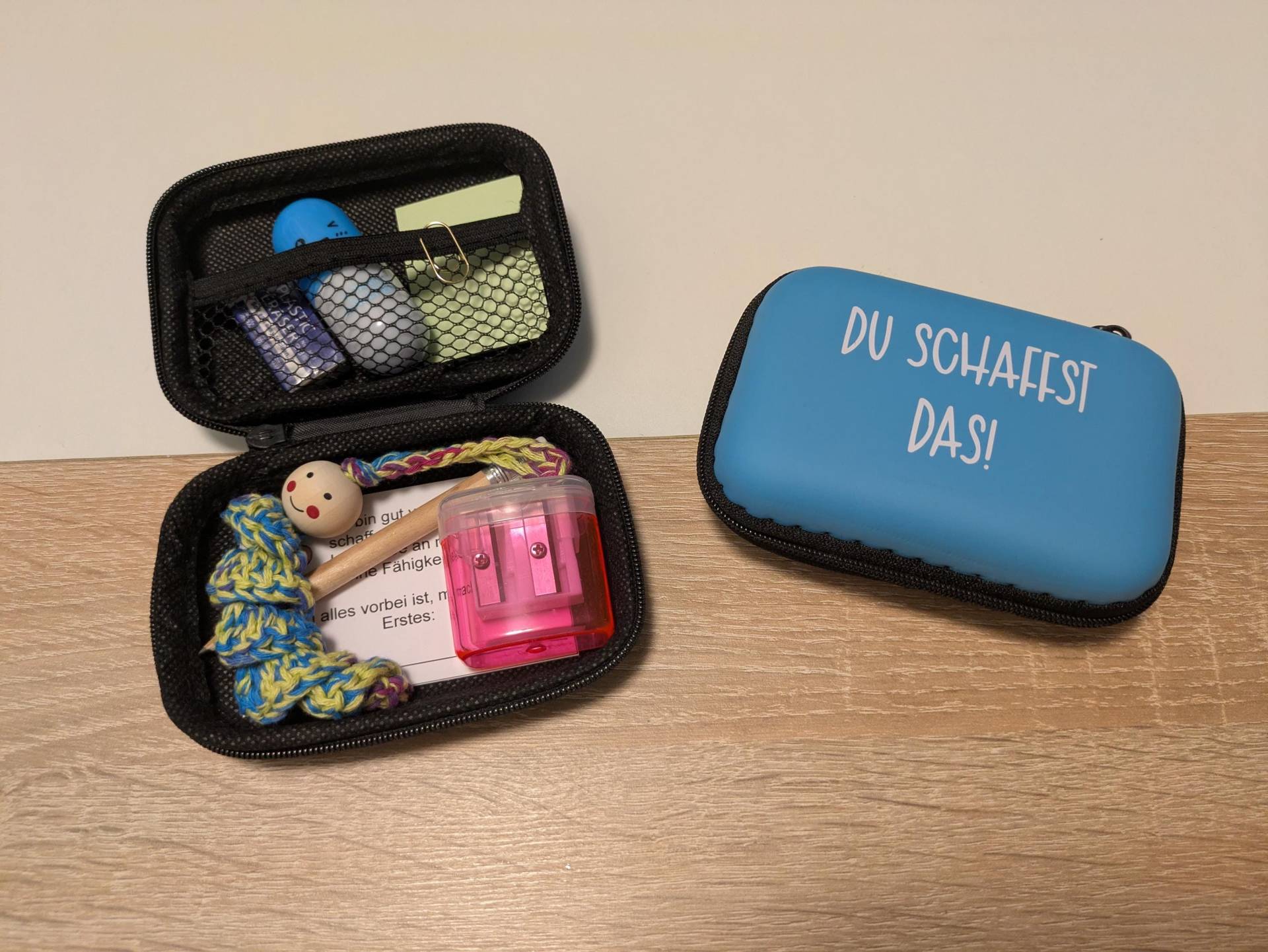 Prüfungs-Notfallset Mit Glücksbringer | Personalisierte Box Inhalt Geschenk Schüler Studenten Lehrer Auszubildende von Etsy - TheCozyLoopDesigns