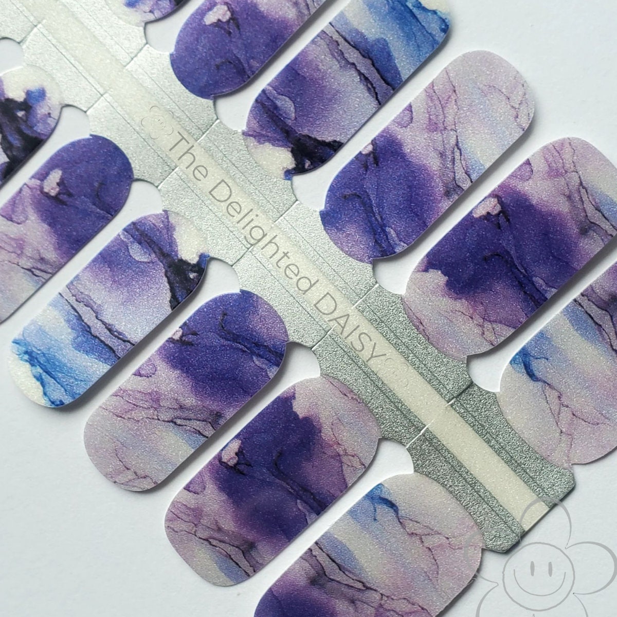Purple Haze Nail Wraps, Nagelsticker, Nailart von Etsy - TheDelightedDaisy