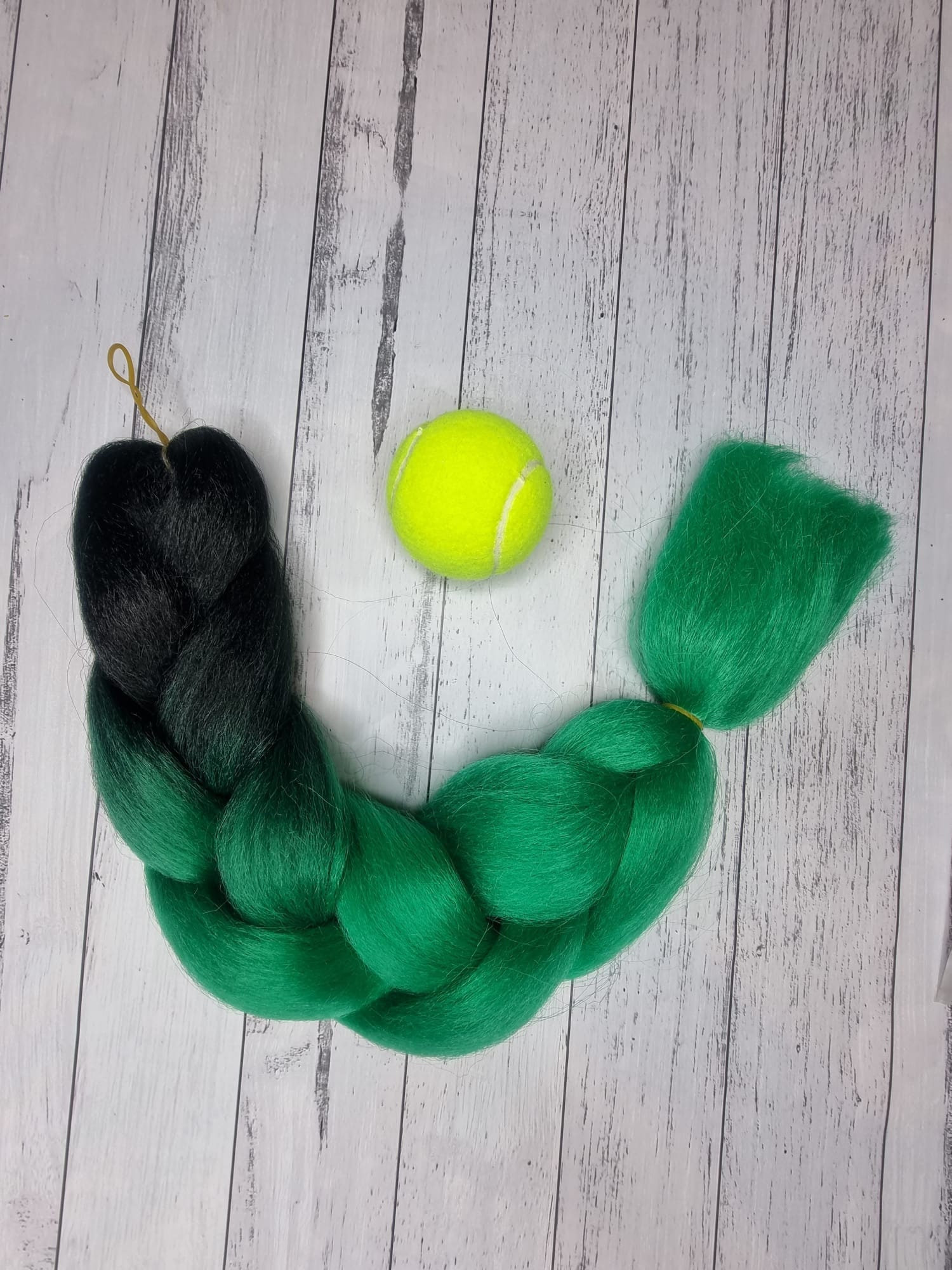 Schwarz Bis Grün Ombre 24 "Jumbo Braid Haarverlängerung/Kanekalon von Etsy - TheDoxxaStore