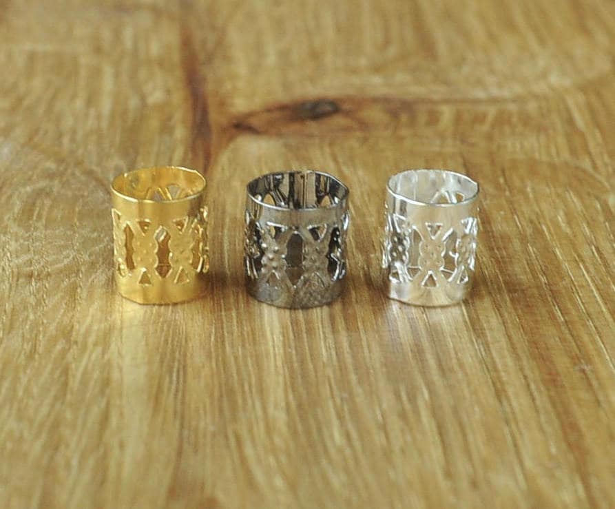 Dreadlock Manschetten - Metall Und Dehnbar Für Dreads Zöpfe von Etsy - TheDreadShop