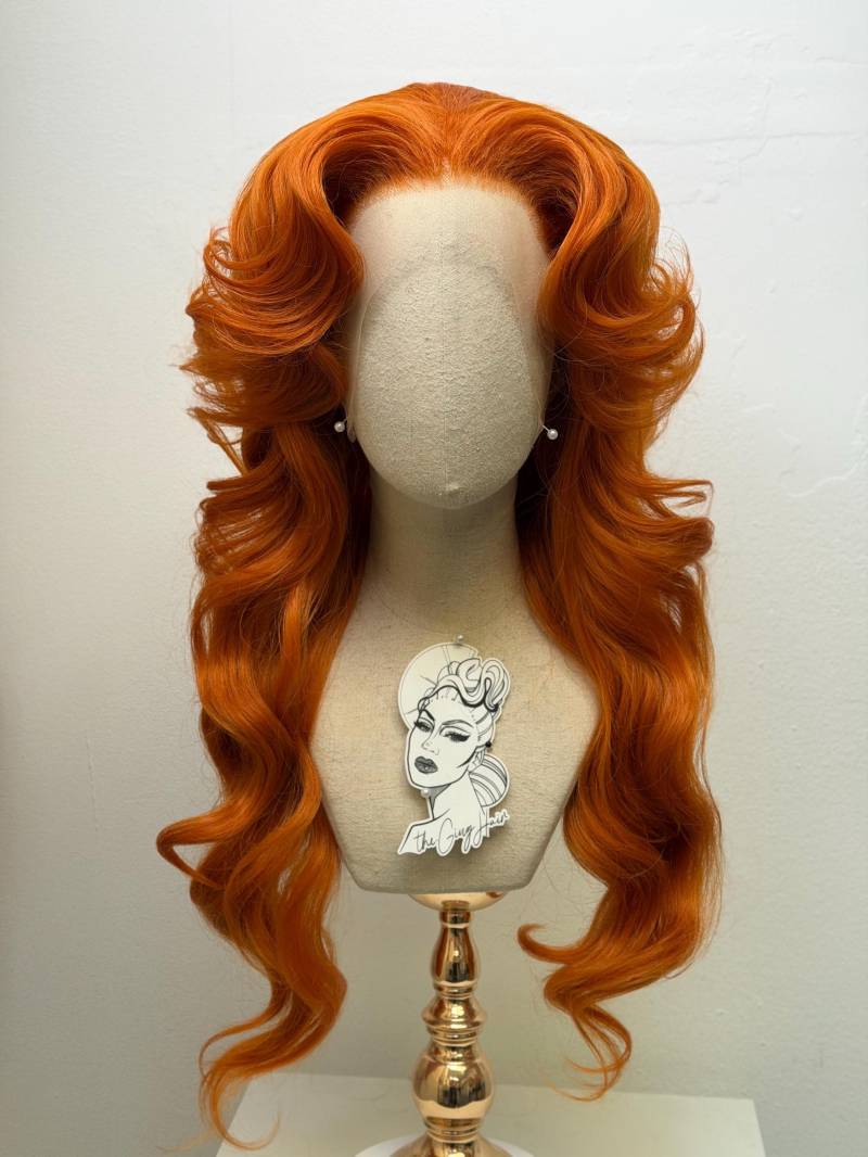 Big 70S Wig in Ginger von Etsy - TheGingHair
