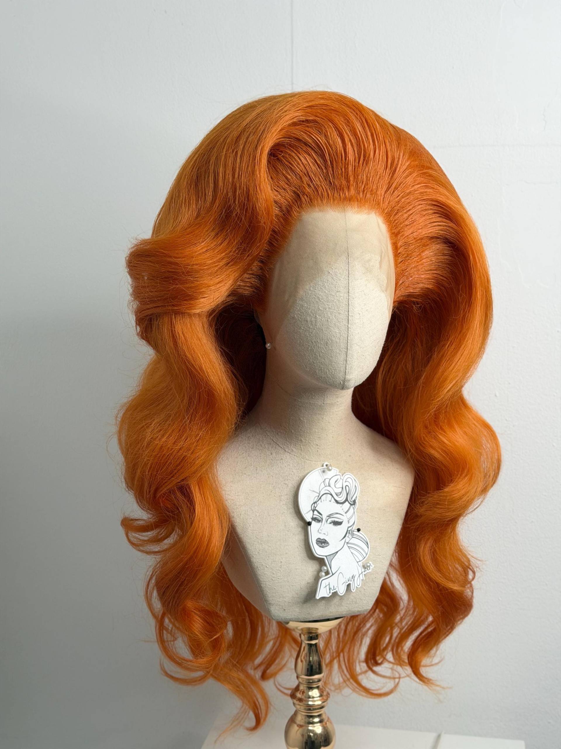 Big Soft Waves Wig in Pumpkin Ginger Big Soft Waves Wig in Pumpkin Ginger von Etsy - TheGingHair