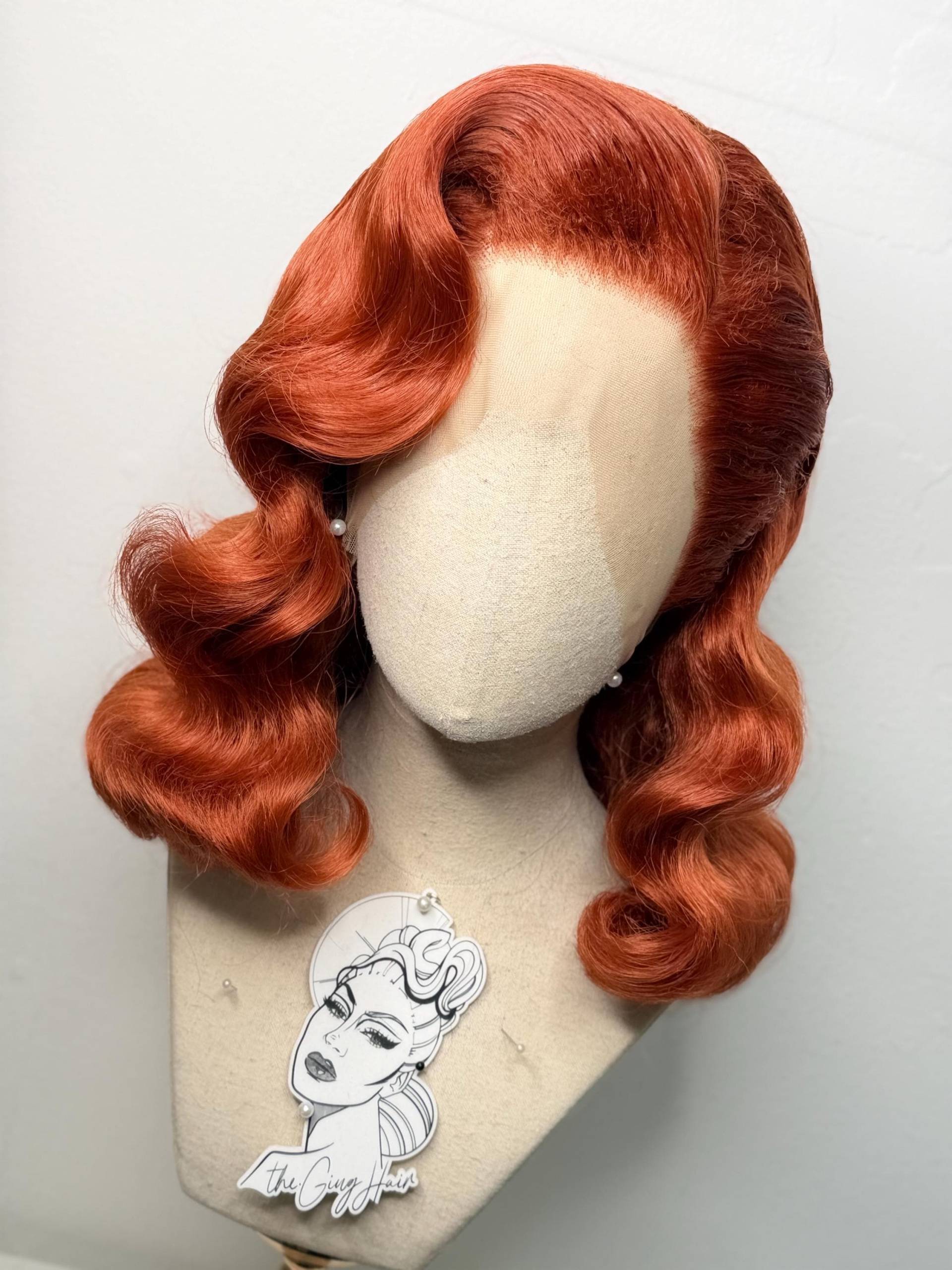 Classy 40S History Waves Ginger Classy 40S History Waves Ginger von Etsy - TheGingHair