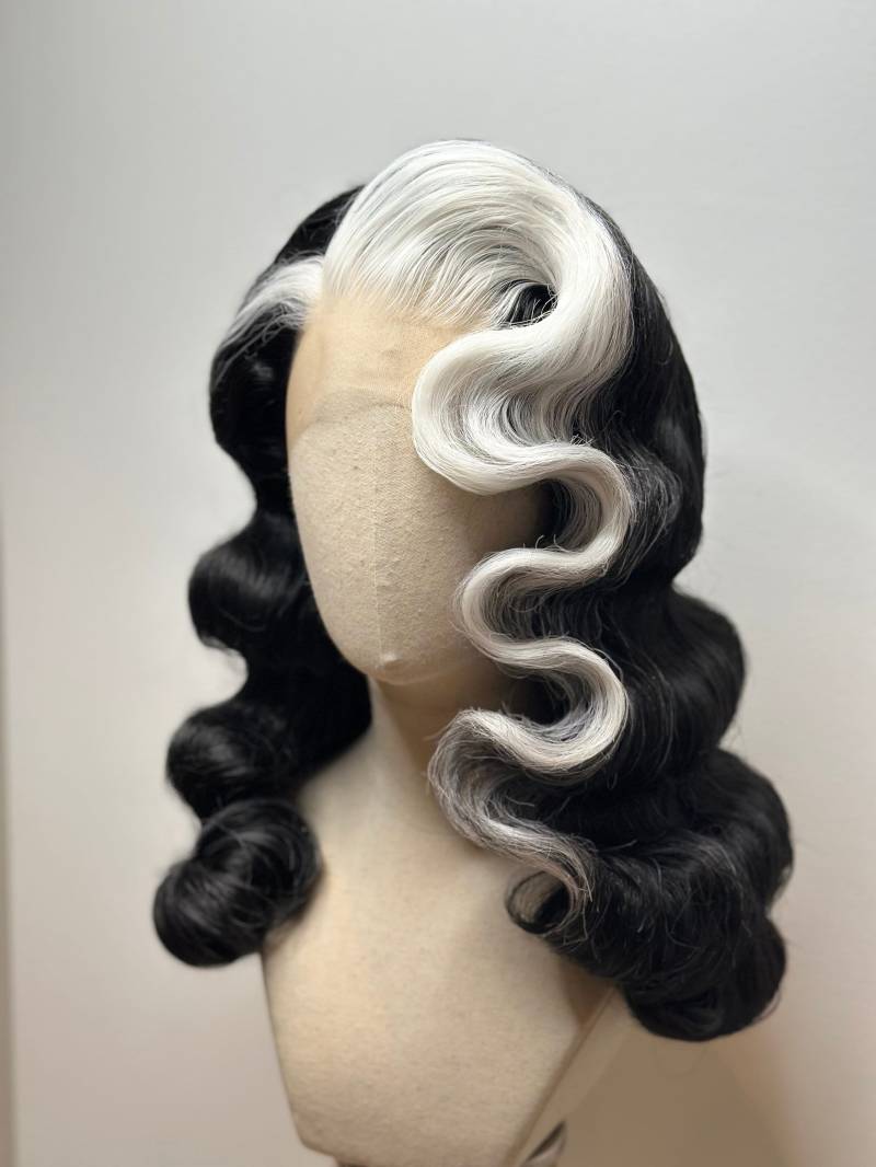 Classy 40S History Wig Black & White von Etsy - TheGingHair
