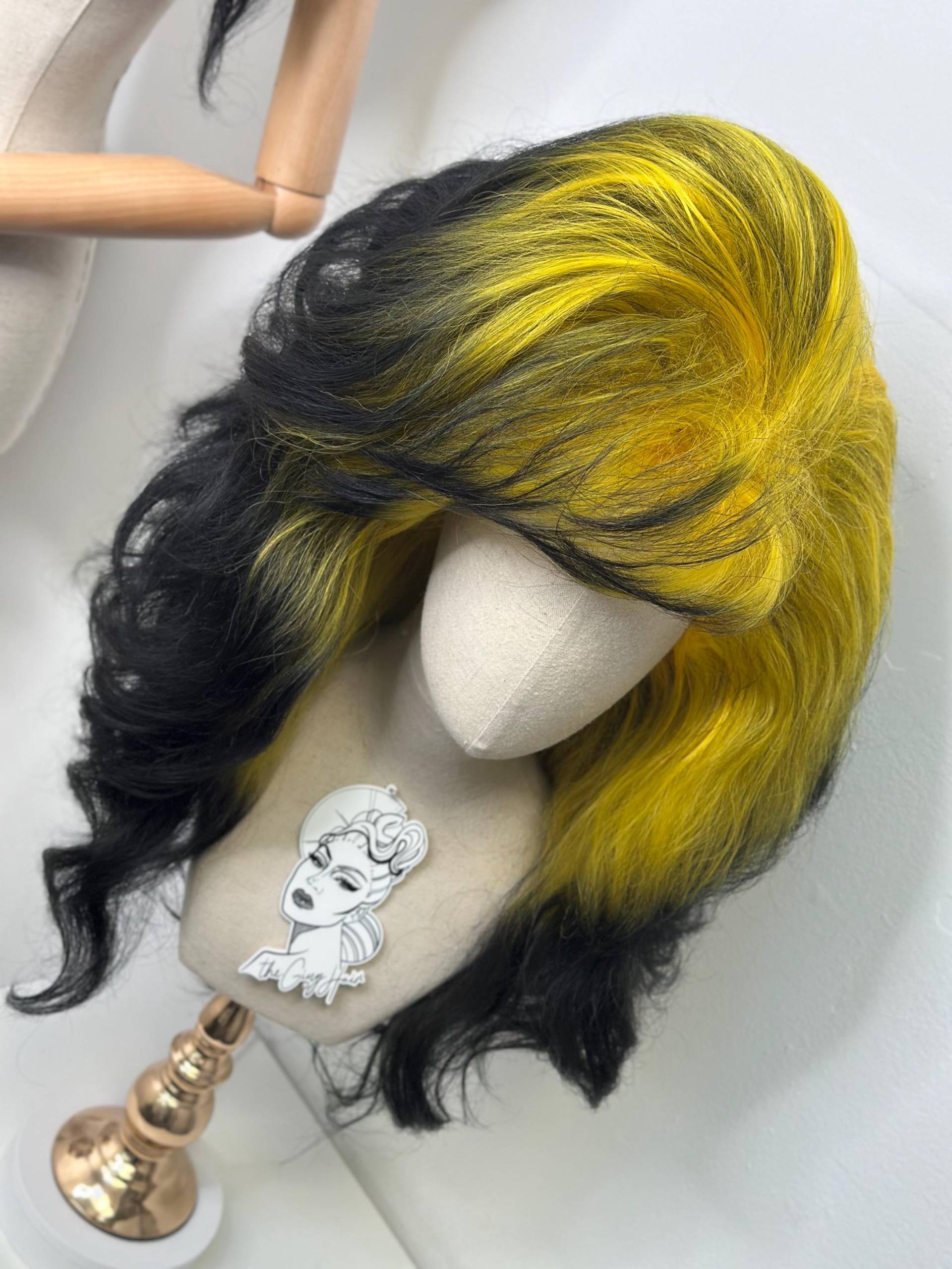 Hard Front Wig Big 80S Hard Front Wig Big 80S von Etsy - TheGingHair