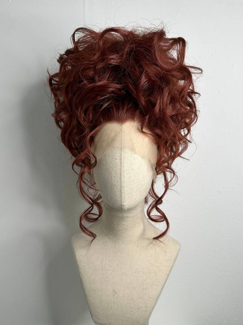 Messy Dark-Copper Updo von Etsy - TheGingHair