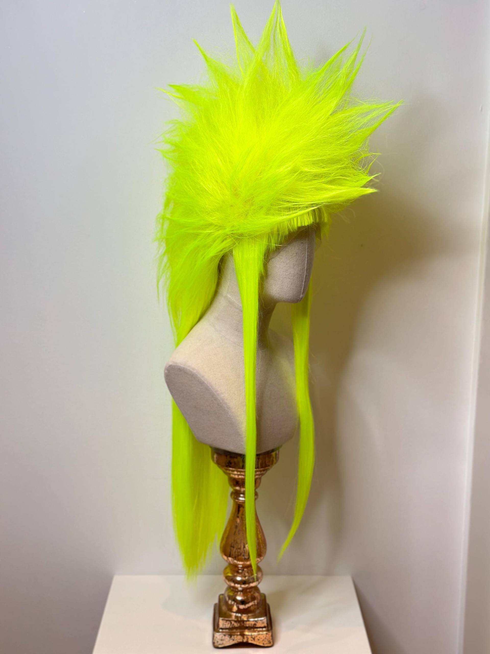Rockstar Mullet Neon Green von Etsy - TheGingHair