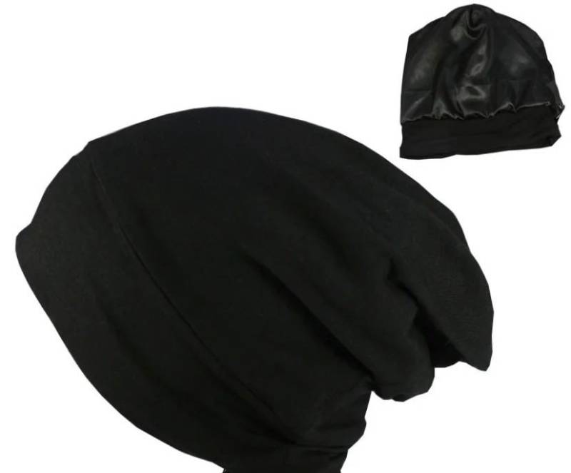 Schwarze Satin Gefütterte Mützen Für Erwachsene Und Kinder | Satingefütterte Beanie Tagesmütze Schlafmütze Benutzerdefinierte Jungenmützen von Etsy - TheGivenCrown