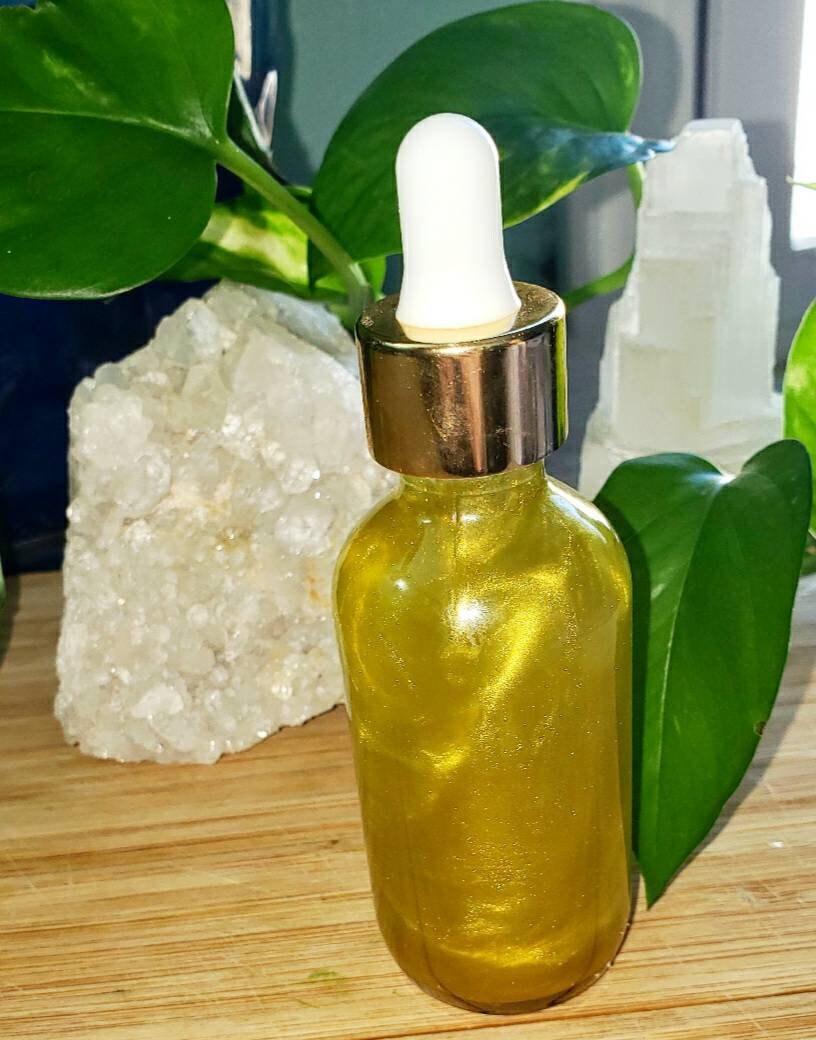 Topf Aus Gold Schimmern Körperöl Topf Aus Gold Schimmern Körperöl von Etsy - TheHerbalistsCabinet