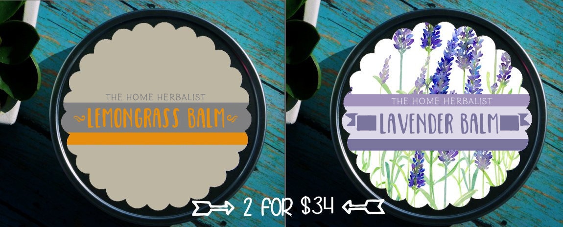 Lemongrass Balm & Lavender // Zwei 8Oz von Etsy - TheHomeHerbalist