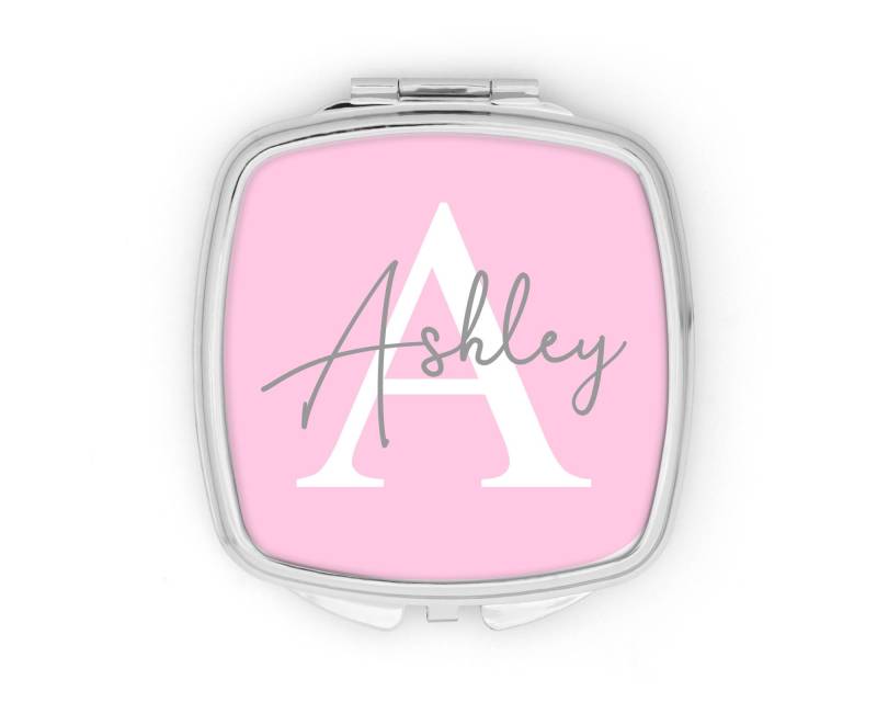 Monogramm Taschenspiegel, Personalisierte Kompakte, Geschenk Monogramm Taschenspiegel, Personalisierte Kompakte, Geschenk von Etsy - TheInspiredStudio