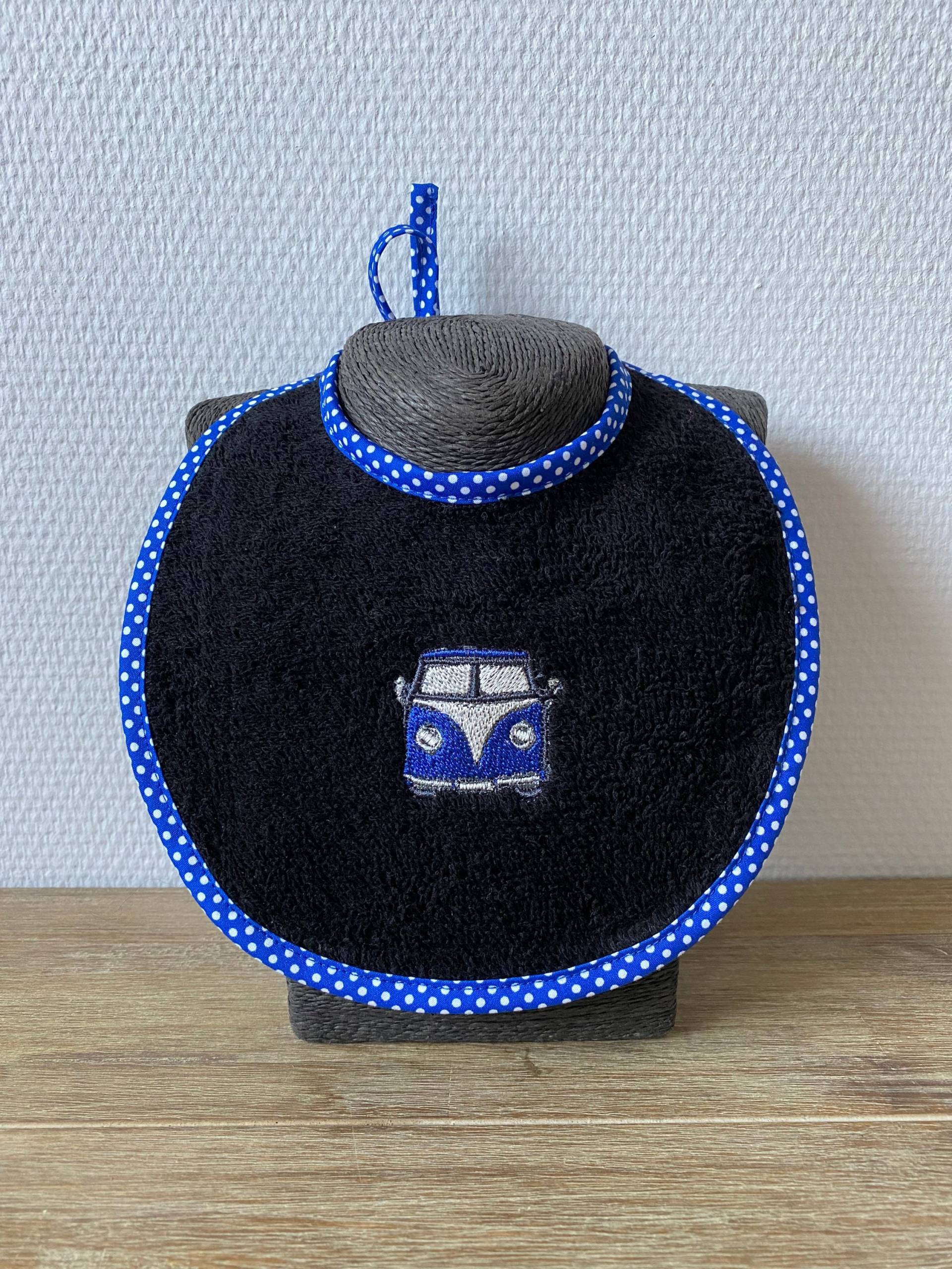 Vintage Bus-Babylätzchen Besticktes Öko-Tex Frotteetuch von Etsy - TheLittleAppleGifts