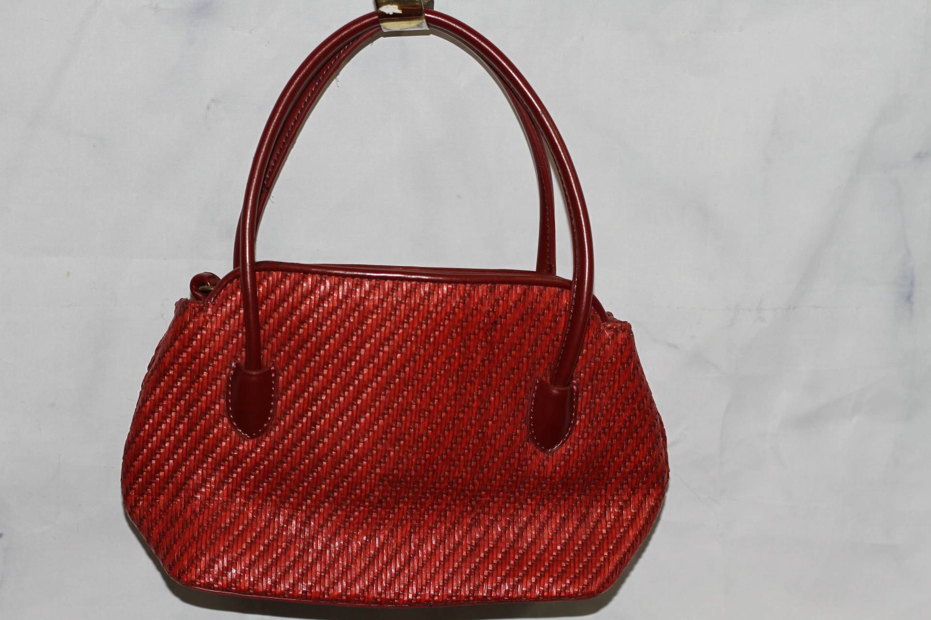 Leder Rote Schulter Handtasche Mit Lederriemen von Etsy - TheLoveFashion
