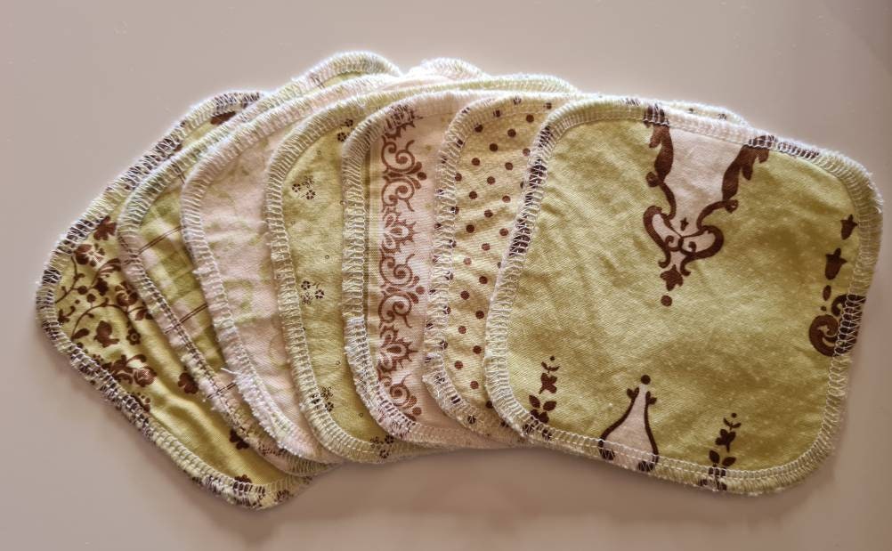 Make-Up-Entferner - Wiederverwendbare Gesichtstücher Baby-Feuchttücher 4, 5 "Baumwoll-Flanell-Reinigungstücher" Make-Up-Entferner - Wiederverwendbare Gesichtstücher Baby-Feuchttücher 4, 5 "Baumwoll-Flanell-Reinigungstücher" von Etsy - TheMysteryStitchShop