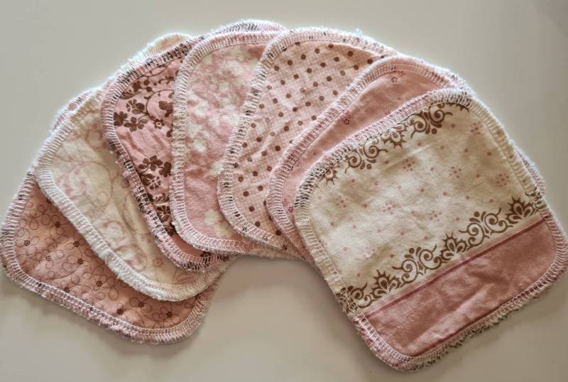 Make-Up Entferner - Wiederverwendbare Gesichtstücher Babytücher 11, 5 cm Baumwoll-Flanelltücher von Etsy - TheMysteryStitchShop