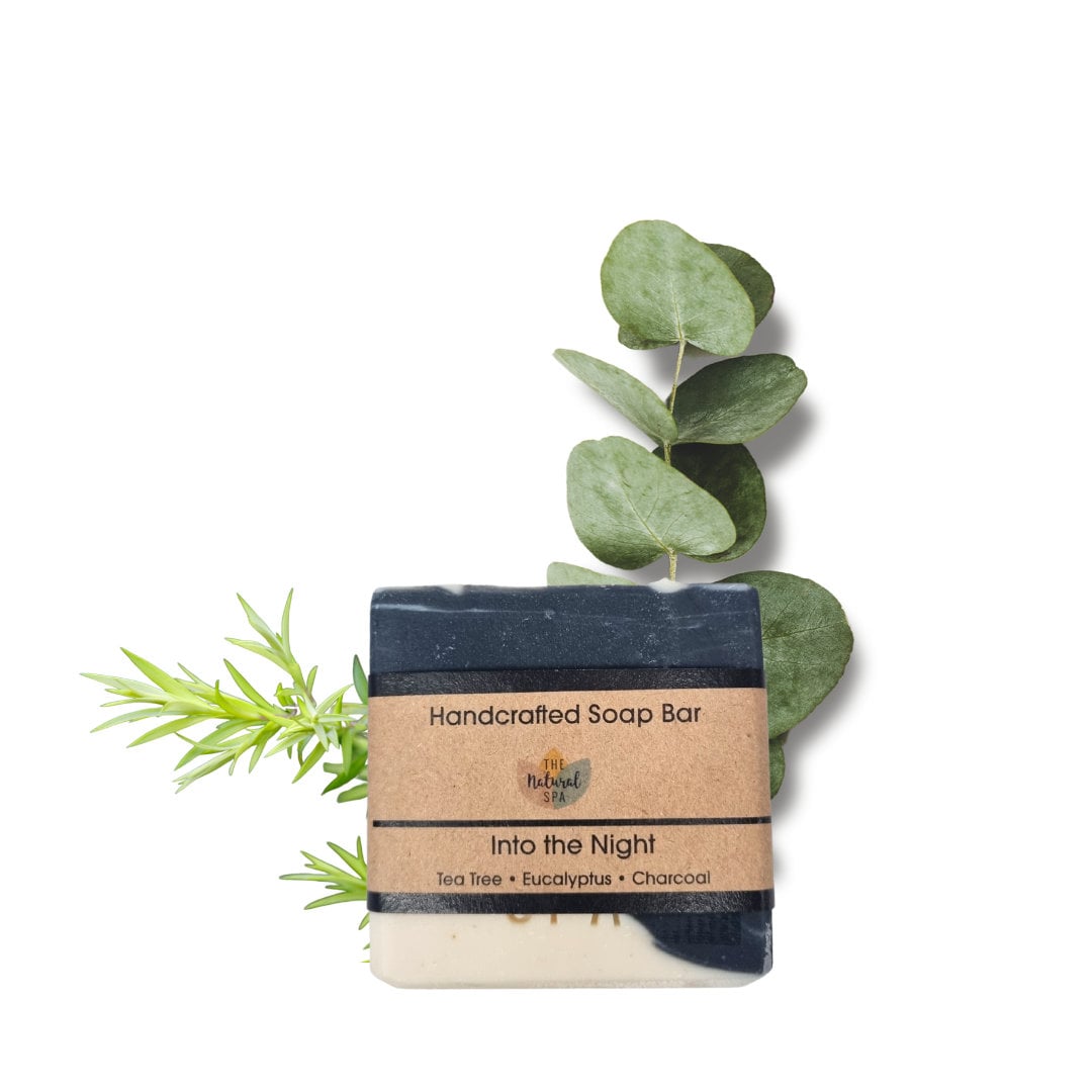 Into The Night Seife, Zero Waste, Eukalyptus, Vegane Spa-Geschenkset, Natürlich, Handgefertigt, Geschenk Für Sie, Kohleseife, Zuhause, Selbstpflege von Etsy - TheNaturalSpa
