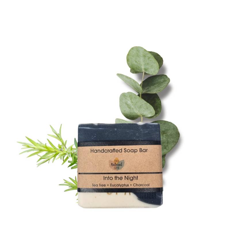 Into The Night Seife, Zero Waste, Eukalyptus, Vegane Spa-Geschenkset, Natürlich, Handgefertigt, Geschenk Für Sie, Kohleseife, Zuhause, Selbstpflege von Etsy - TheNaturalSpa