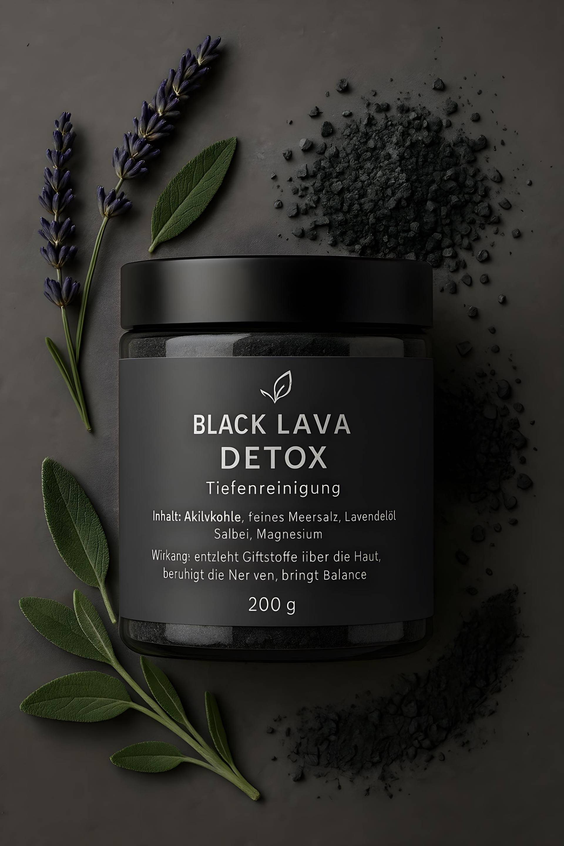 Black Lava Detox Badesalz - Aktivkohle Lavendel Zur Tiefenreinigung | Entgiftendes Bad Mit Salbei & Magnesium 200G Hautpflege Black Lava Detox Badesalz - Aktivkohle Lavendel Zur Tiefenreinigung | Entgiftendes Bad Mit Salbei & Magnesium 200G Hautpflege von Etsy - TheNuLife