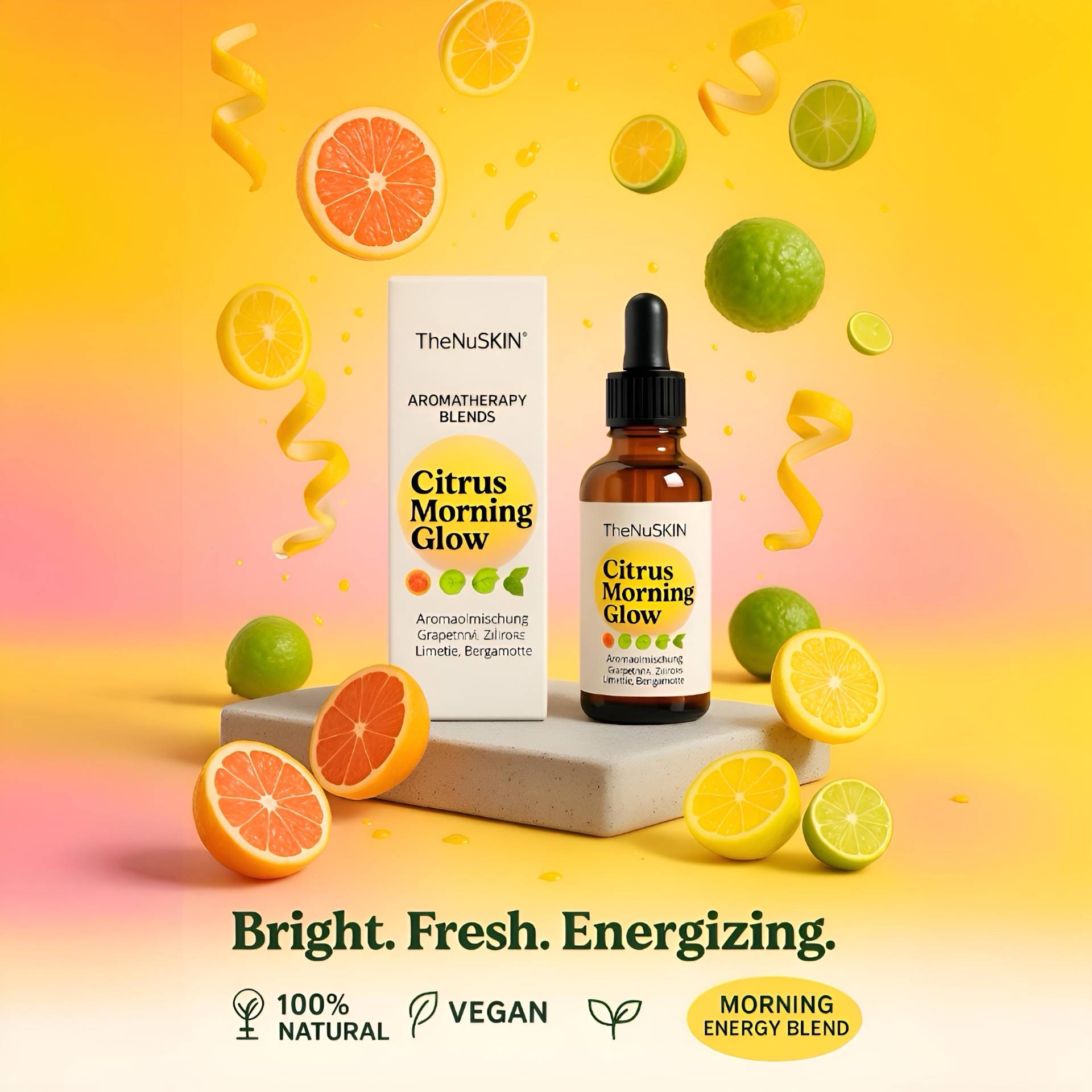 Citrus Morning Glow - Natural Essential Oil Blend For Diffuser | Fresh Vegan Aromatherapy Energizing Scent Citrus Morning Glow - Natural Essential Oil Blend For Diffuser | Fresh Vegan Aromatherapy Energizing Scent von Etsy - TheNuLife