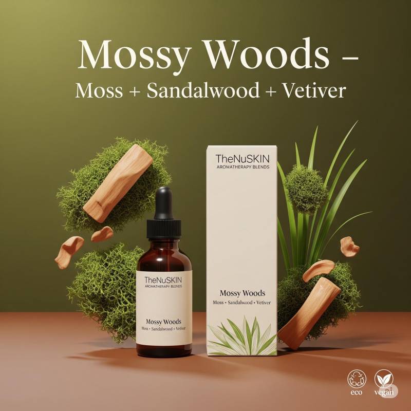 Mossy Woods - Grounding Aromatherapy Diffuser Oil | Forest Calm Essential Blend Vegan Natural Relaxation von Etsy - TheNuLife