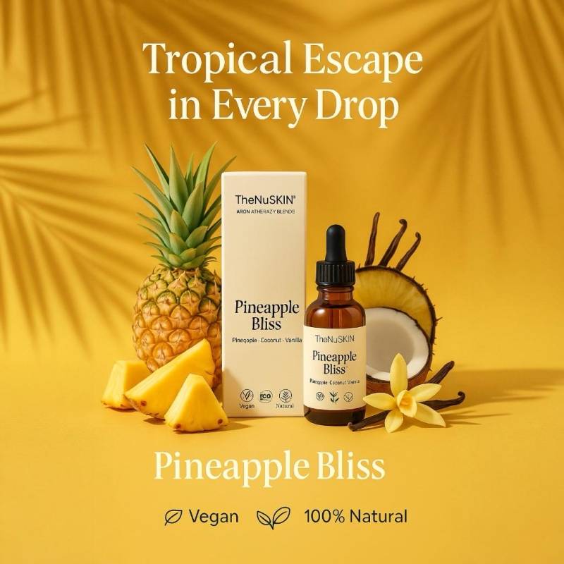 Pineapple Bliss - Tropical Aromatherapy Diffuser Oil | Coconut Vanilla Blend Exotic Vegan Home Fragrance 30Ml von Etsy - TheNuLife