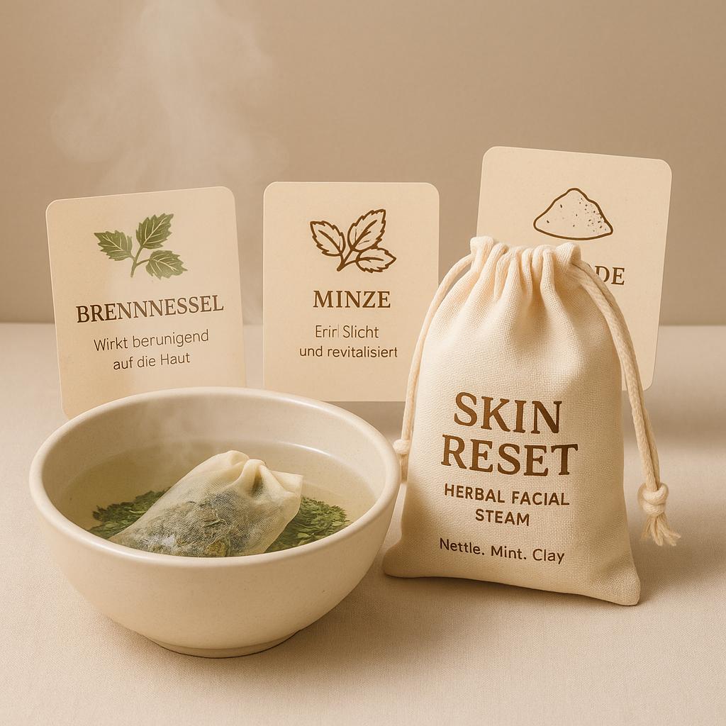Skin Reset Herbal Facial Steam Bag - Detox Face With Clay, Nettle & Mint Vegan Natural Skincare Ritual Selfcare Gift Skin Reset Herbal Facial Steam Bag - Detox Face With Clay, Nettle & Mint Vegan Natural Skincare Ritual Selfcare Gift von Etsy - TheNuLife