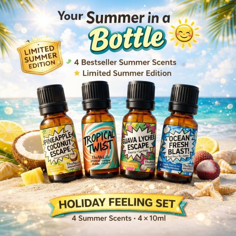 Summer Aroma Oil Set | Holiday Feeling Scents Tropical Diffuser Oils Limited Edition Beach & Ocean Fragrance Gift Summer Aroma Oil Set | Holiday Feeling Scents Tropical Diffuser Oils Limited Edition Beach & Ocean Fragrance Gift von Etsy - TheNuLife