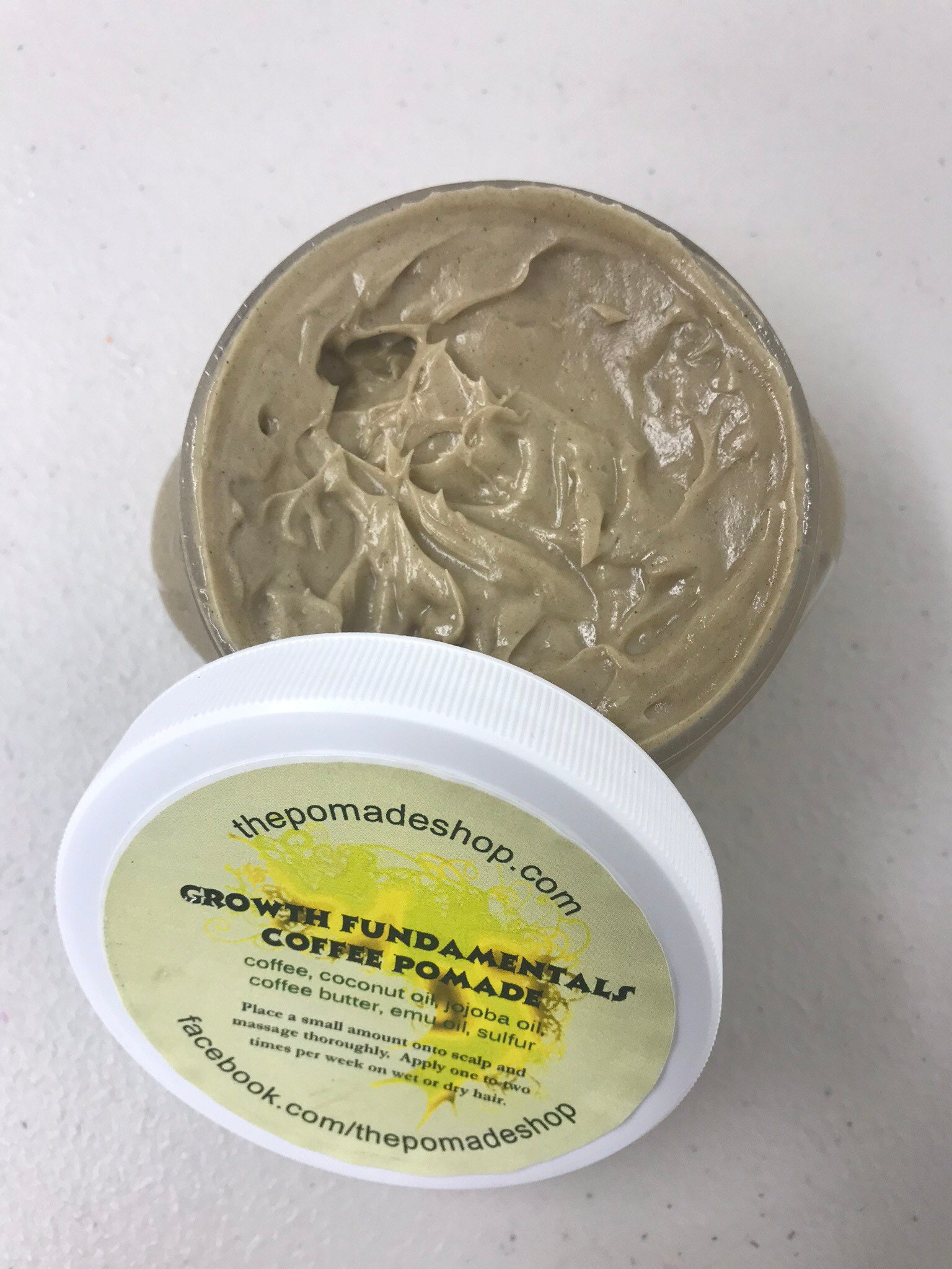 Kaffee-Haar-Wachstum Pomade, Wachstum Fundamentals Kaffee 4 Oz von Etsy - ThePomadeShop