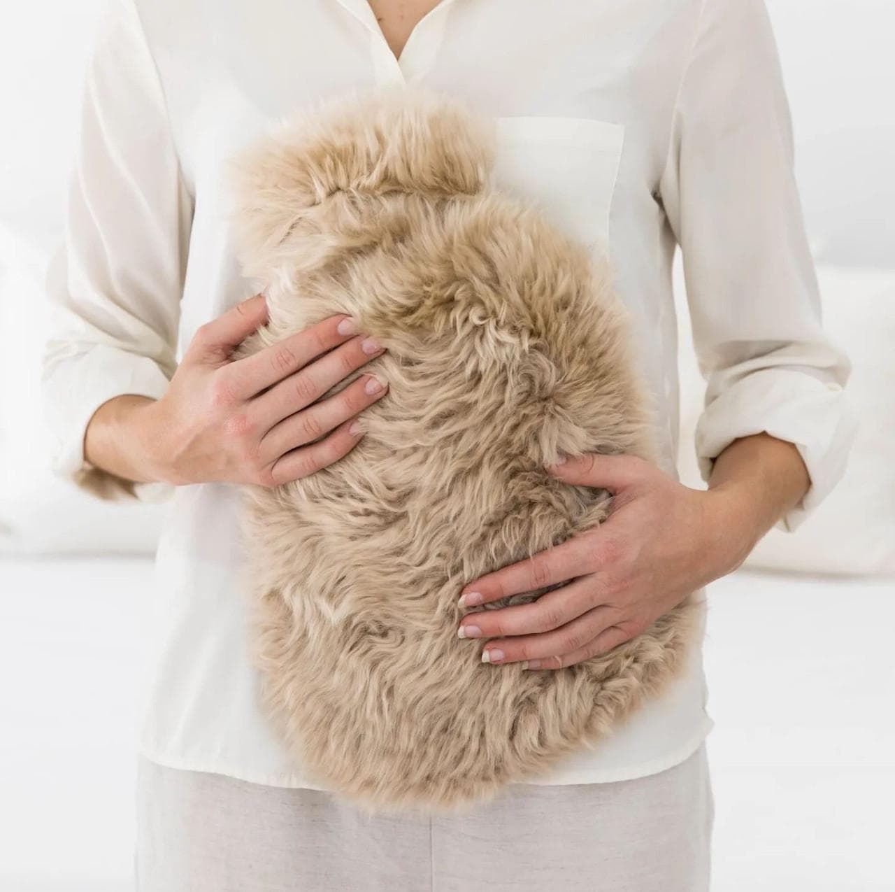 Schaffell-Wärmflaschenbezug Schaffell-Wärmflaschenbezug von Etsy - TheSheepskinFactory