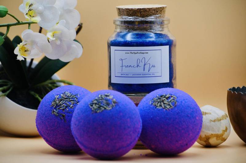 Badekugel Set, Wellness Geschenk Mama, Lavendel Spa Box, Badekugel, Wellnessgeschenk, Mutter von Etsy - TheSpaFeeling