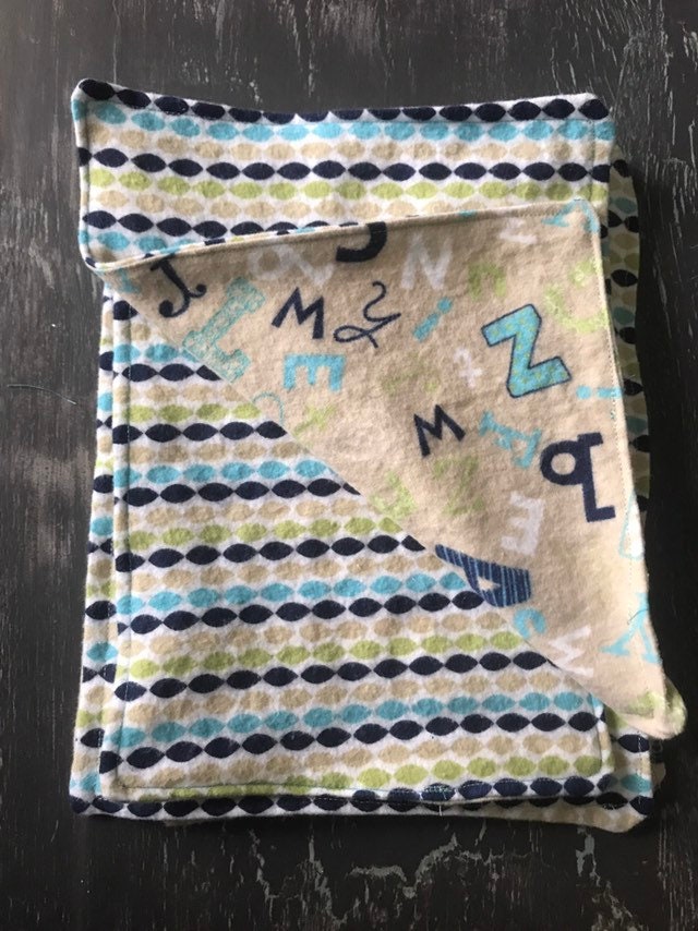 Flanell Familienpapier - Servietten Baby Feuchttücher 4 Stück Gender Neutral Geschenk Stk von Etsy - TheTorontoThrift