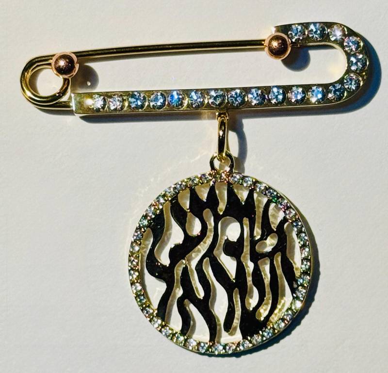 Crystal Shema Israel Stroller Pin ™ 18K Vergoldet, Einzigartig, Geschenkwürdig, Zur Babyparty Zu Gehen, Neugeborenen & Bris Geschenk, Baby von Etsy - TheYinToYourPin
