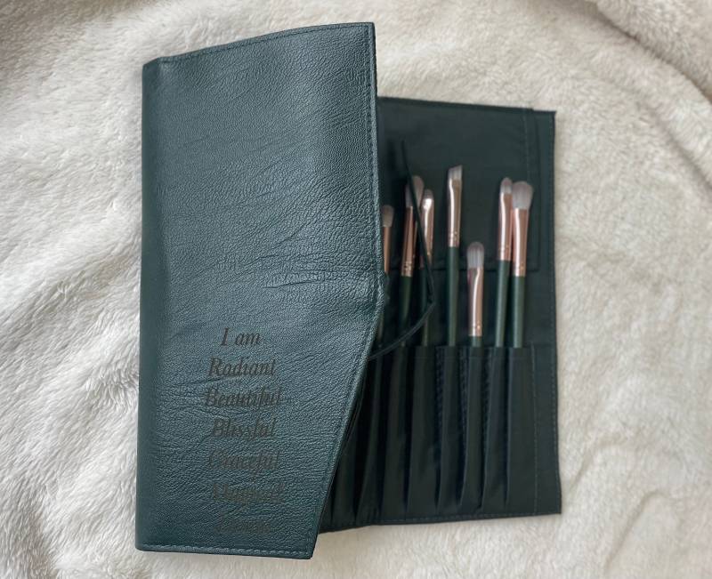 Limitierte Auflage Personalisiert, Vegan Make-Up Pinsel Set 14, Ich Bin Strahlend, Personalisierte Nachricht, Make-Up-Set, Weihnachten, Geburtstag von Etsy - Lovevioletalchemy