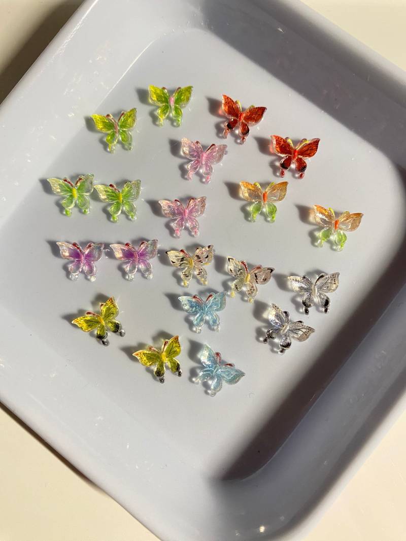 10/20 Stk Elf Schmetterling 3D Nail Decorations, Mix Model, Diy Crafts N3161 Charms Art von Etsy - Thebestbox66