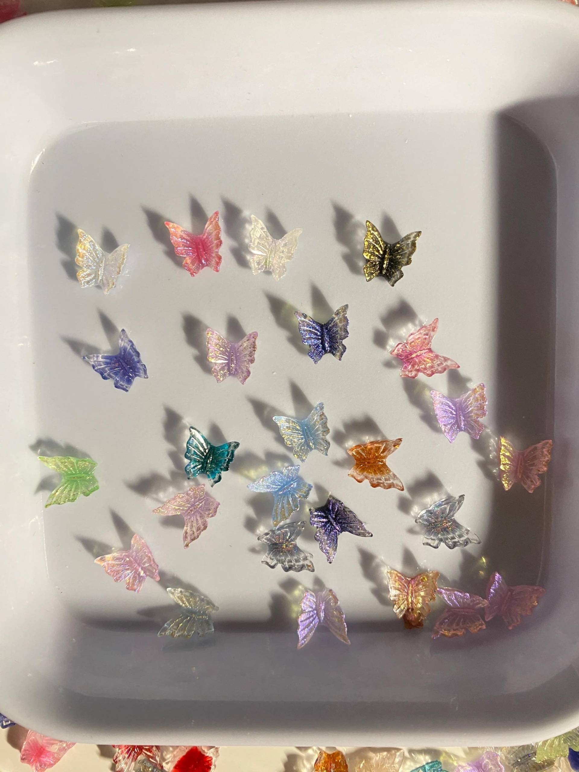 6 Serie Schmetterling 10/20 Stk Harz 3D Nagel Dekorationen, Diy Basteln Charms 6 Serie Schmetterling 10/20 Stk Harz 3D Nagel Dekorationen, Diy Basteln Charms von Etsy - Thebestbox66